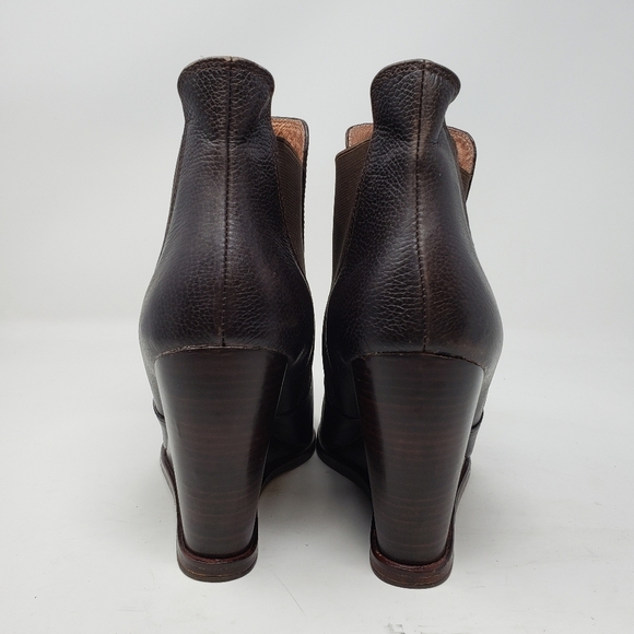 Corso Como Lexy Wedge pebbled leather booties size 11 - Picture 6 of 10